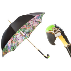 Pasotti - Parrot Umbrella, Double Cloth