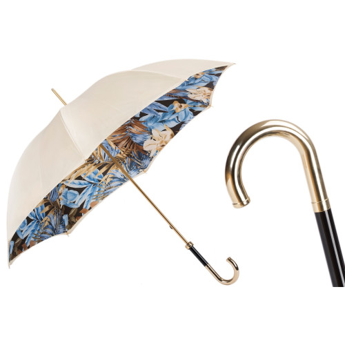 Pasotti - Jungle Print Umbrella, Double Cloth