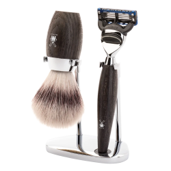 Mühle - Shaving set KOSMO Fusion™: Bog Oak, Silvertip Fibre®