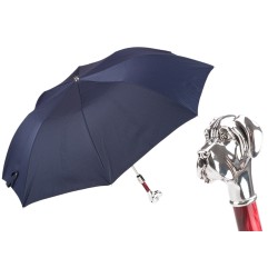 Pasotti - Polka Dot Labrador Folding Umbrella