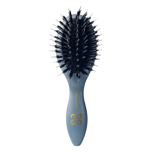 boco atelier - Bali Hairbrush: Boar & Nylon, Sky Blue