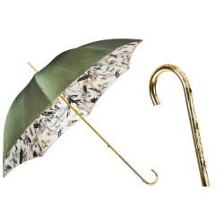 Pasotti - Olive Green Umbrella, Double Cloth